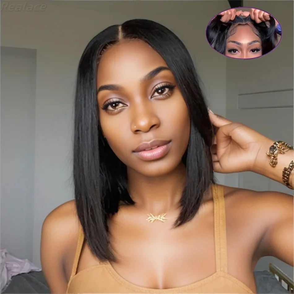 5x5 Straight Lace Frontal Glueless Wig Human Hair Transparent Ready to Wear 30 Inch For Women Choice 100% Brazilian Wigs on sale