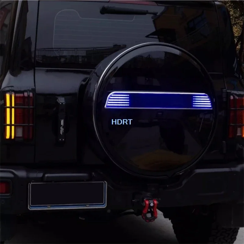 YUNV Protective Sticker for GWM Tank 300 2021 Exterior Trim Protection Anti-Scratch Trim Sticker Interior Decoration Accessories