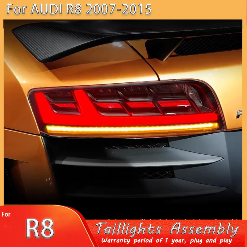 

Car Lights for R8 Led Tail Lamp 2007 2008 2009 2010-2015 Dynamic Signal Tail Light Animation Rear Stop Brake Reverse Accessories