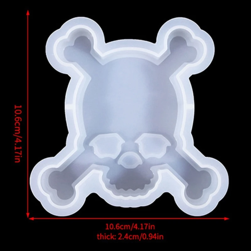 Skelenton Skull Silicone Moulds for Epoxy Resin, 45BE