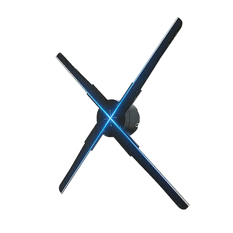 SN-T40 40cm 3D Holographic LED Advertising Fan WiFi App Control 8G Memory 1-Year Warranty 10-15W Multi-Format Support