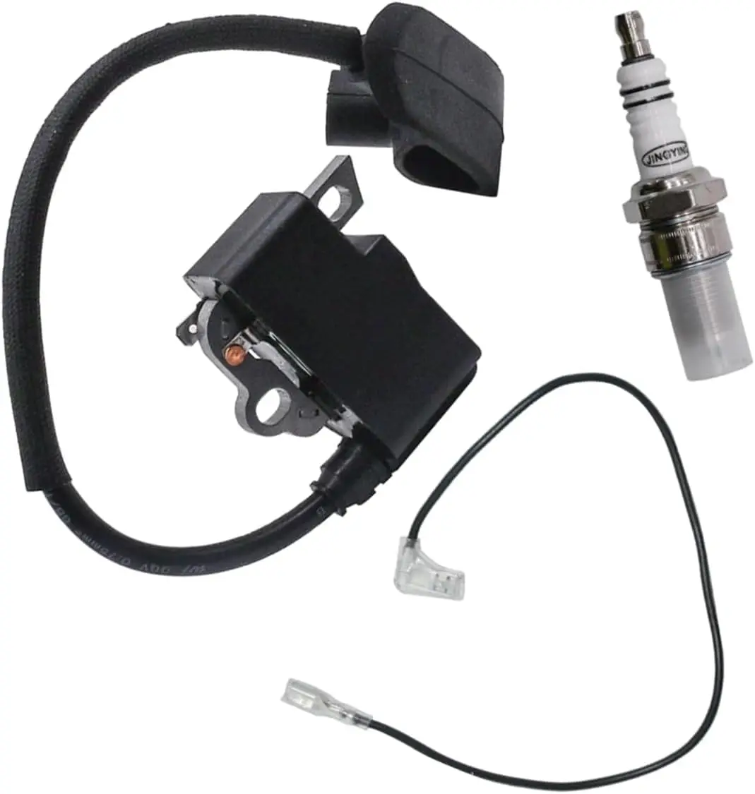 4244-400-1303 Ignition Coil with Spark Plug Fit for Stihl BR350 BR430 BR450 BR430Z SR430 SR440 SR450 Backpack Blower Sprayer Rep