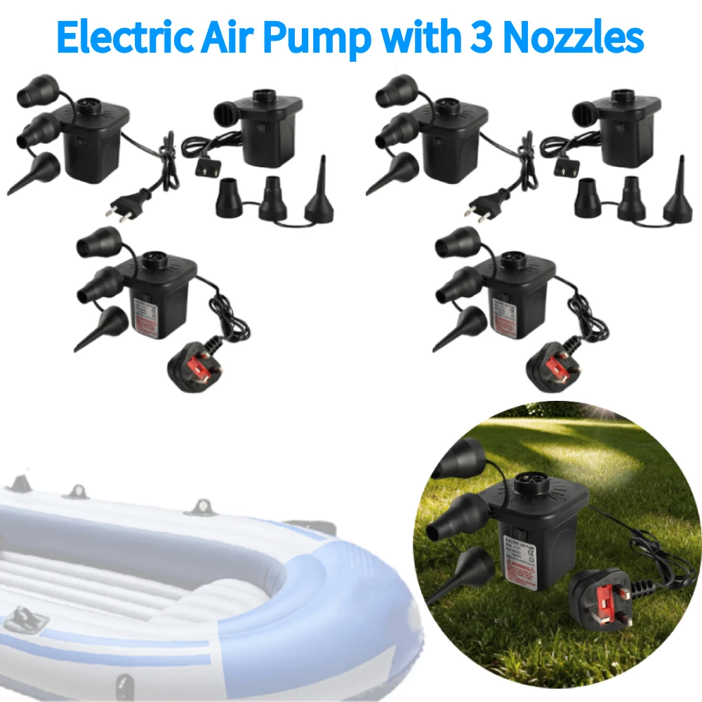 

Portable Air Pump Quick-Fill Air Mattress Pump Inflator/Deflator Pumps for Inflatables Air Mattress Bed Couch Swim Ring