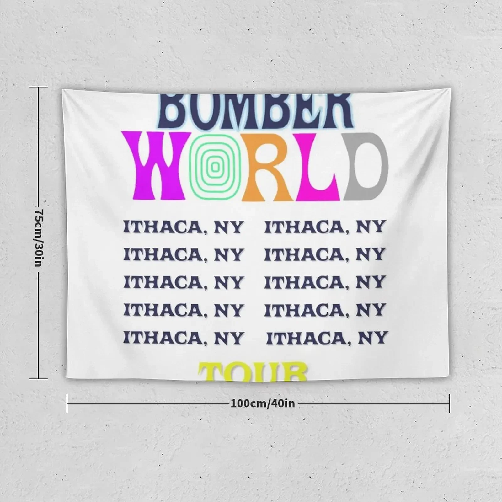 BOMBER WORLD Tapestry Home Decorations Aesthetic Room Decors Wall Decoration Tapestry