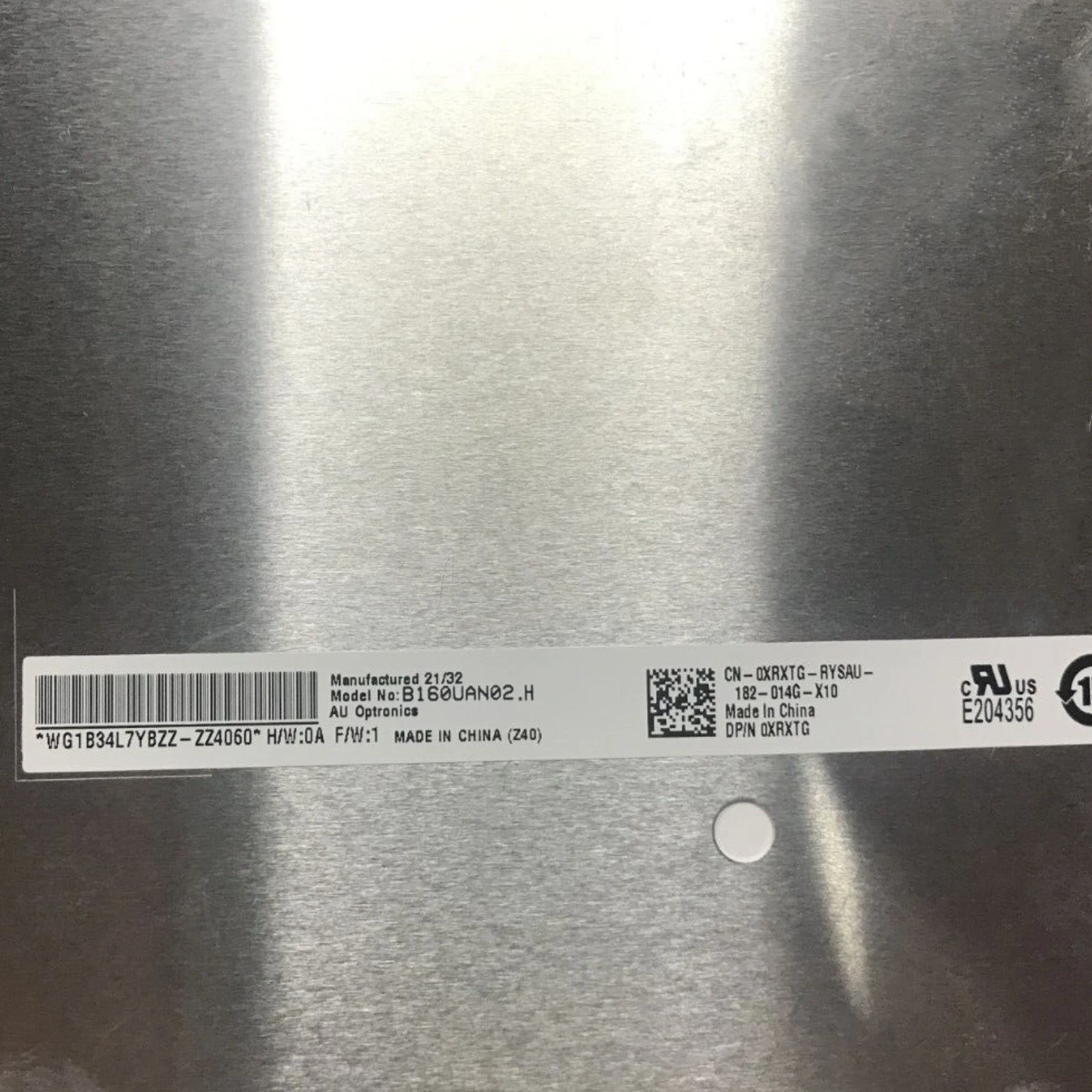 

B160UAN02.H 1920x1200 30 pins LCD Display Panel EDP Laptop Matrix LED Screen Replacement 100% sRGB