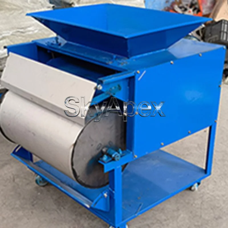 High Intensity Single Drum Magnetic Separator Iron Absorption Machine Remove Iron From Aluminum Shavings And Copper Scrap
