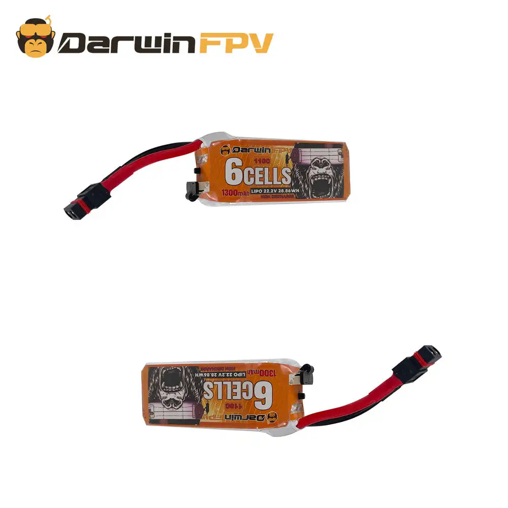 DarwinFPV 6S 1300mAh Waterproof FPV Drone Lipo Battery