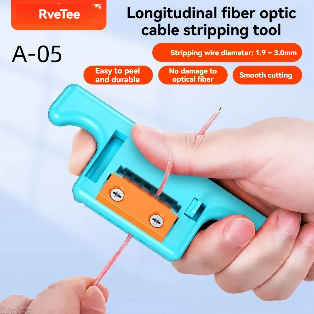 Optischer Faser-Abisolierer 1,9-3,0mm Zugangs-Werkzeug, Längsabisolierzange für lose Pufferrohre, Handwerkzeug