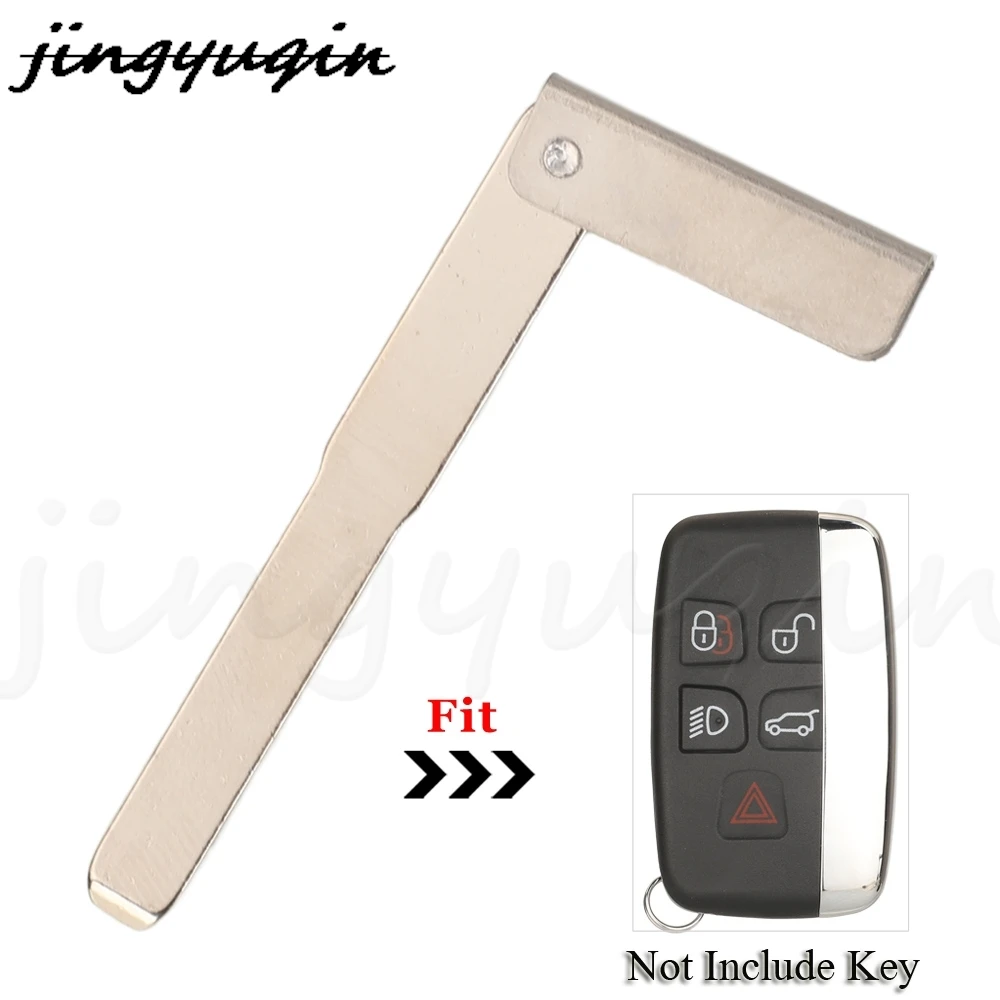 jingyuqin Replace Emergency Smart Remote Key Blade Blank Insert For Land Rover Evoque 4 Evoque Range Rover For XE XFL et Jaguar