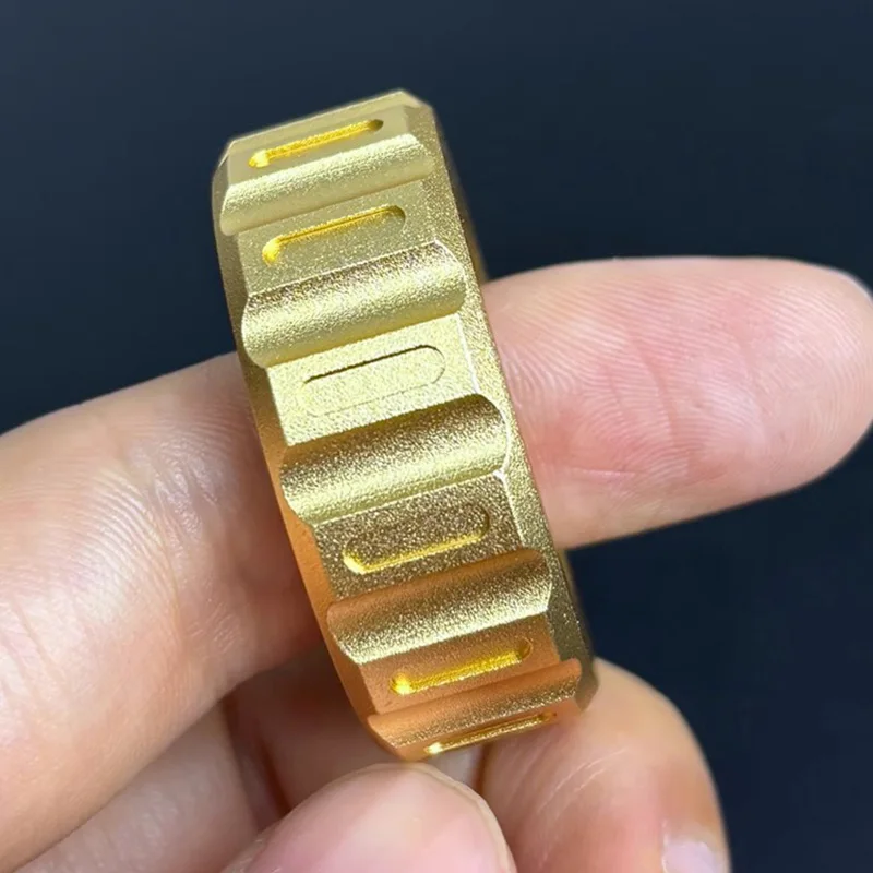 Nouveau Fidget curseur anneau cliquet roue Fidget EDC métal Fidget jouets tdah main Spinner soulagement du Stress jouets bureau jouet cadeaux pour adultes