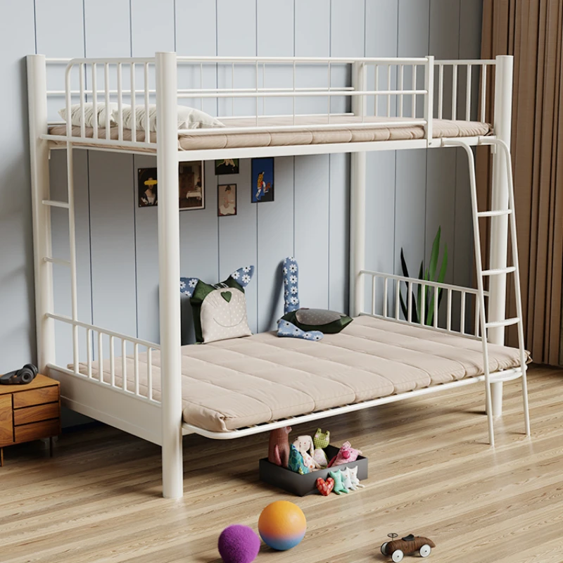 

Folding iron bed with upper and lower bunk beds, high and low beds, and iron art beds