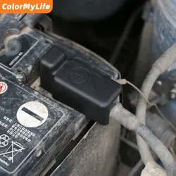 For Volkswagen VW Vento Polo Hatch Sedan Notch Skoda Fabia Rapid Car Battery Anode Negative Electrode Protector Cover Covers Cap