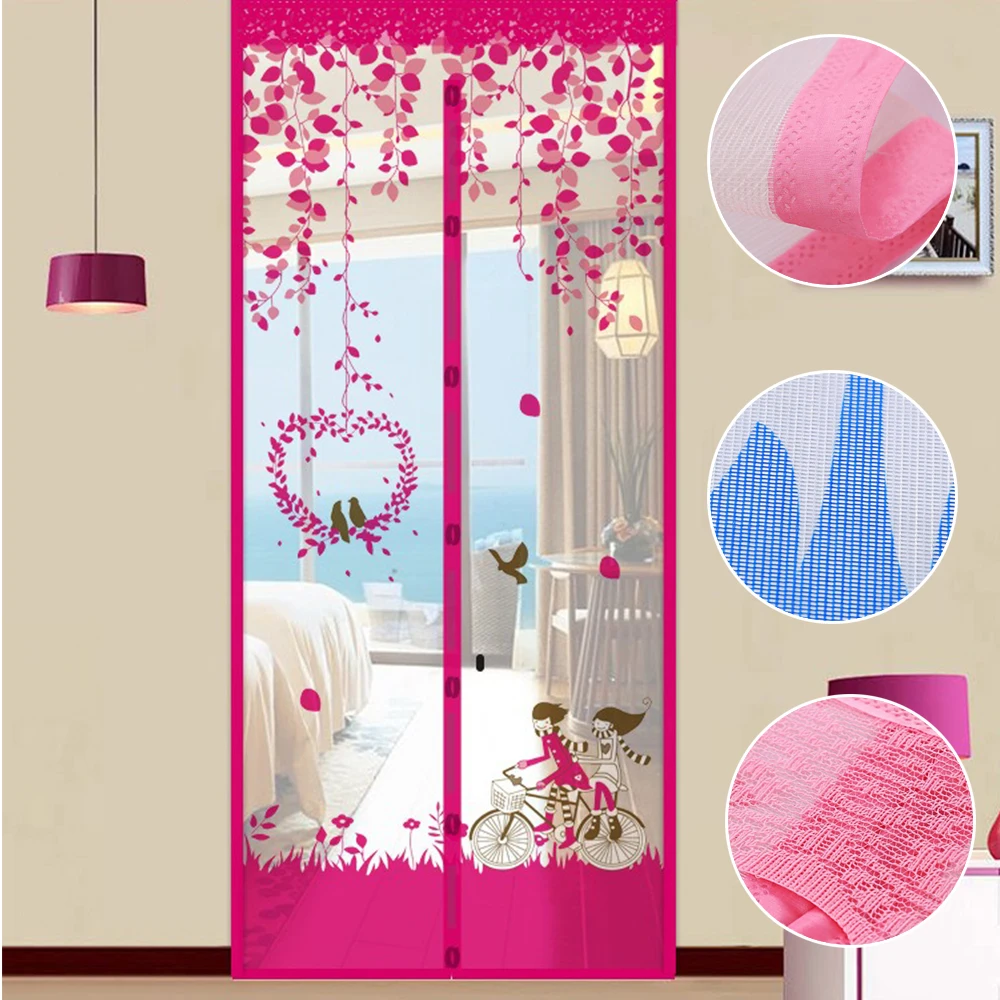 

Magnetic Silent Free Screen Door Has Many Use Ventilation Insect Door Screen Curtain Curtain Mosquito Curtain Home Textile Decor