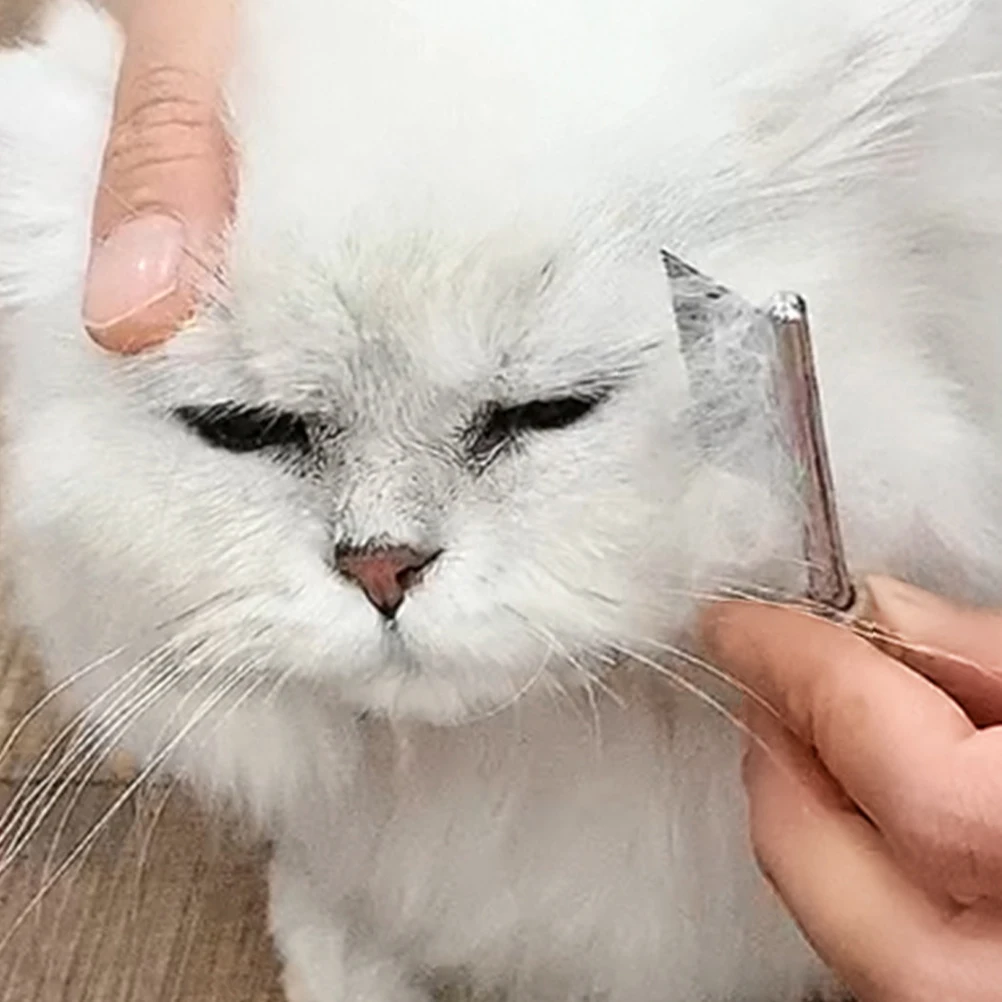 

Pet Hair Comb for Dogs Cats Double Sided Metal Grooming Brush Shedding Removal Tool Durable Wear Resistant Pet Supplies Compact