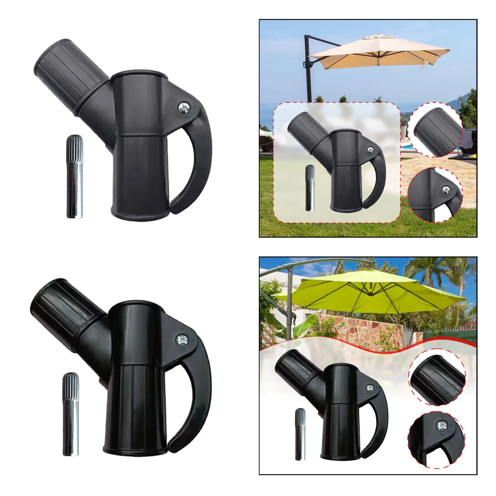 Patio Umbrella Accessories Umbrella Attachment Sturdy Lightweight Practical