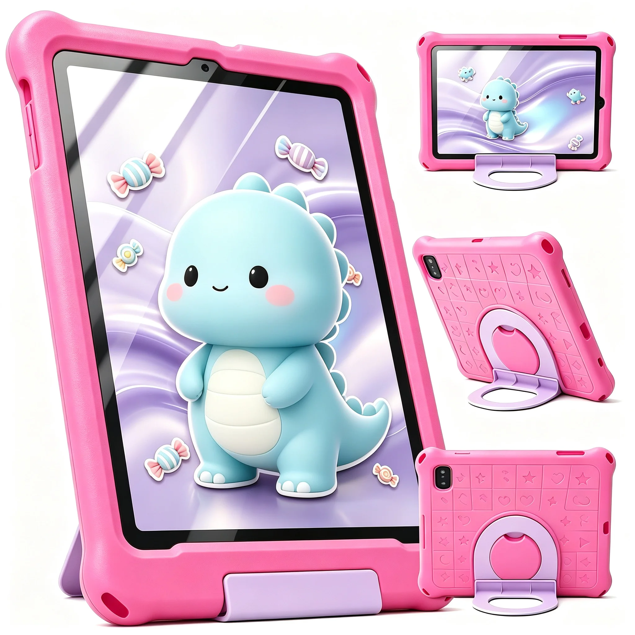 Paitanry 10 Inch Kids Tablet Android Tablet PC with Shockproof Case 8GB RAM 64GB ROM Learning Tablet for Kids WiFi Children Gift