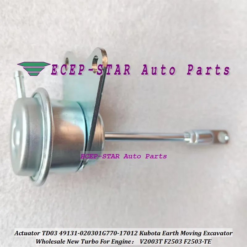 Turbo Actuator TD03-7T 49131-02030 49131-02020 49131-02080 1G770-17012 For Kubota Earth Moving Excavator V2003T F2503-TE F2503