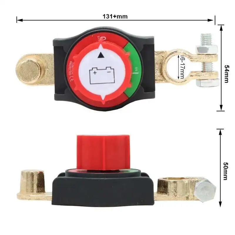 300A Disconnect 12V-48V Battery Kill Switch Negative ON OFF For Automotive And Marine Use