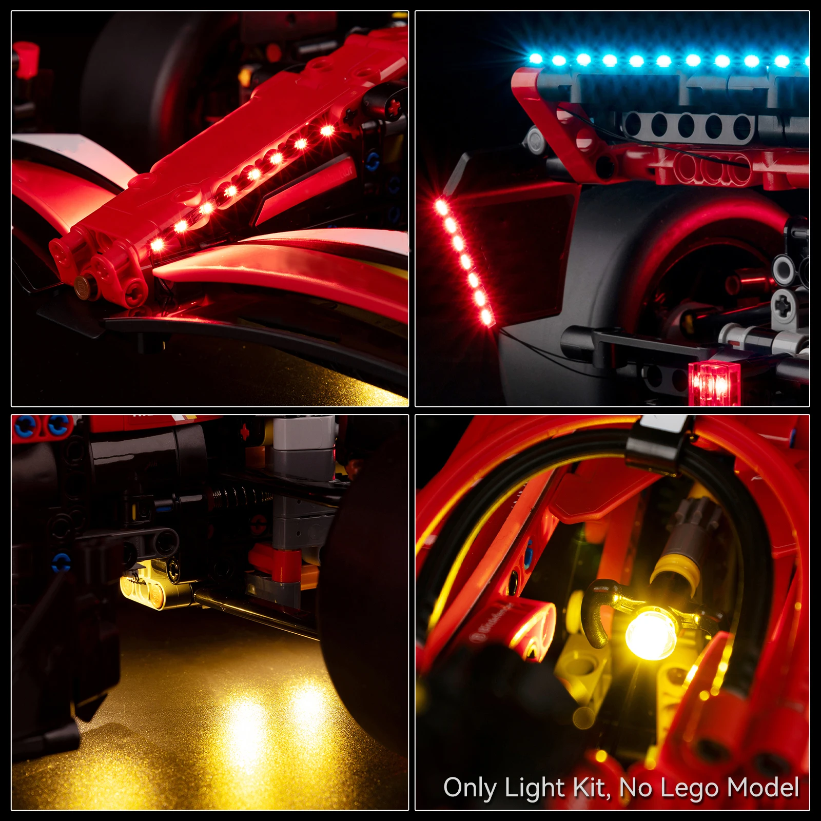 

Набор светодиодных фонарей для LEGO SF-24 F1 Car 42207