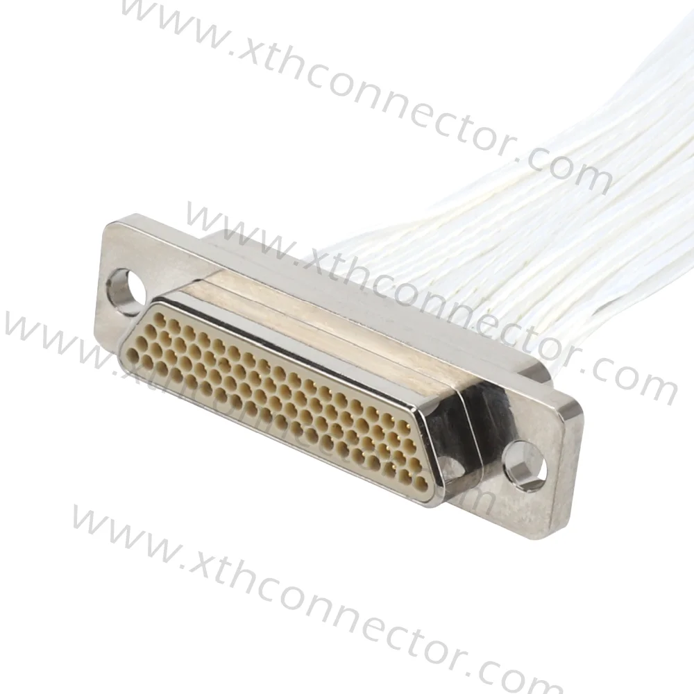 Micro Rectangular Connector 74Pin Crimp Type J30J-74TJL ZKP Military High Density Plug