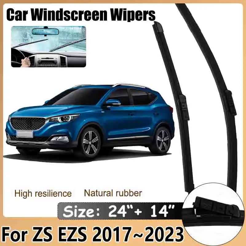 2x Car Front Windshield Wiper For MG ZS Crossover 2017~2023 EZS ZST ZS11 MGZS VS Cleaning Window Windscreen Brushes Accessories