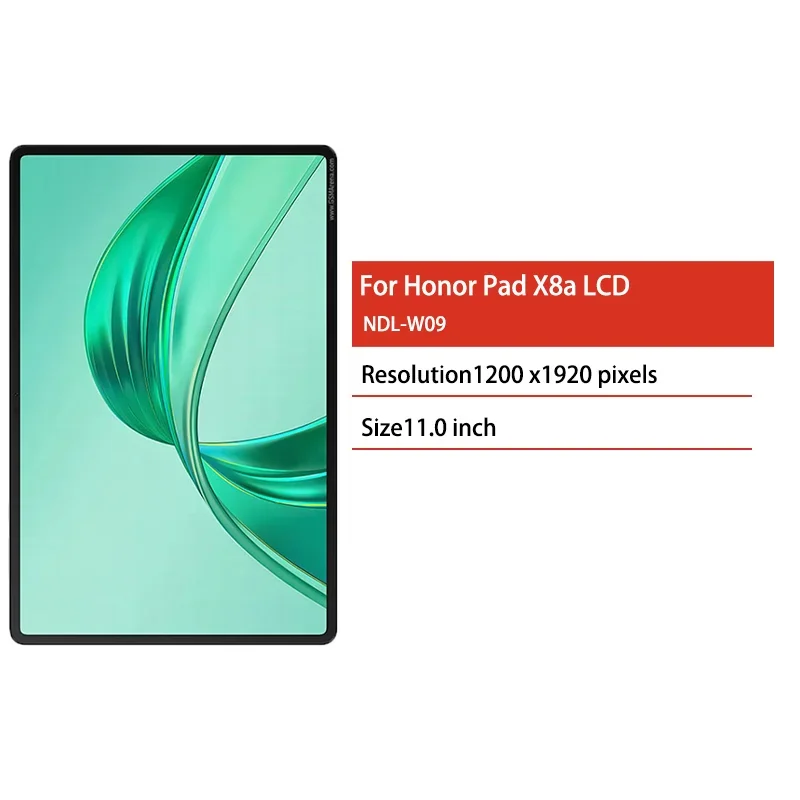 11.0 inch For Honor Pad X8a NDL-W09 NDL-W00 NDL-AL00 LCD Touch Panel Screen Digitizer Panel Repair Replacement