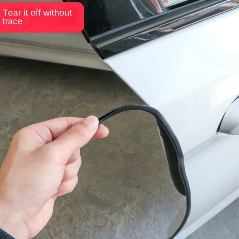 Autodeur Randbeschermer Onzichtbare Anti-kras Decoratieve Rubberen Strip Auto Body Anti-kras Anti-collision Beschermende Sticker