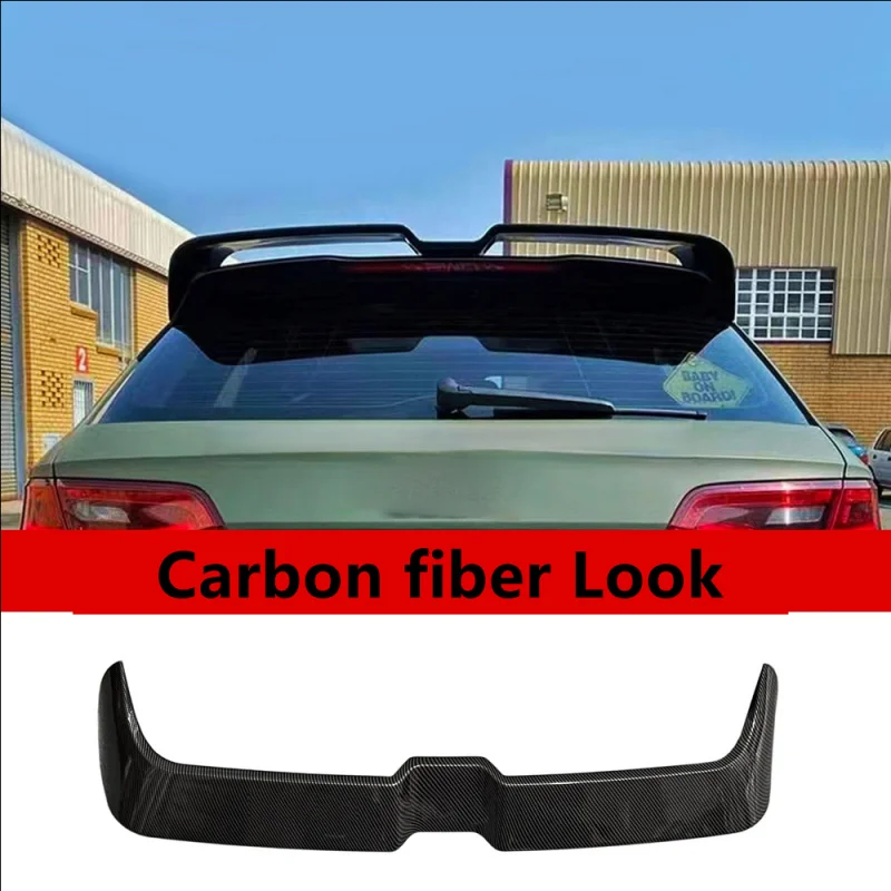 High Quality Rear Spoiler Wing Hatchback 2014-2020 ABS Roof Spoiler Gloss Black Easy Installation Exterior Accessories