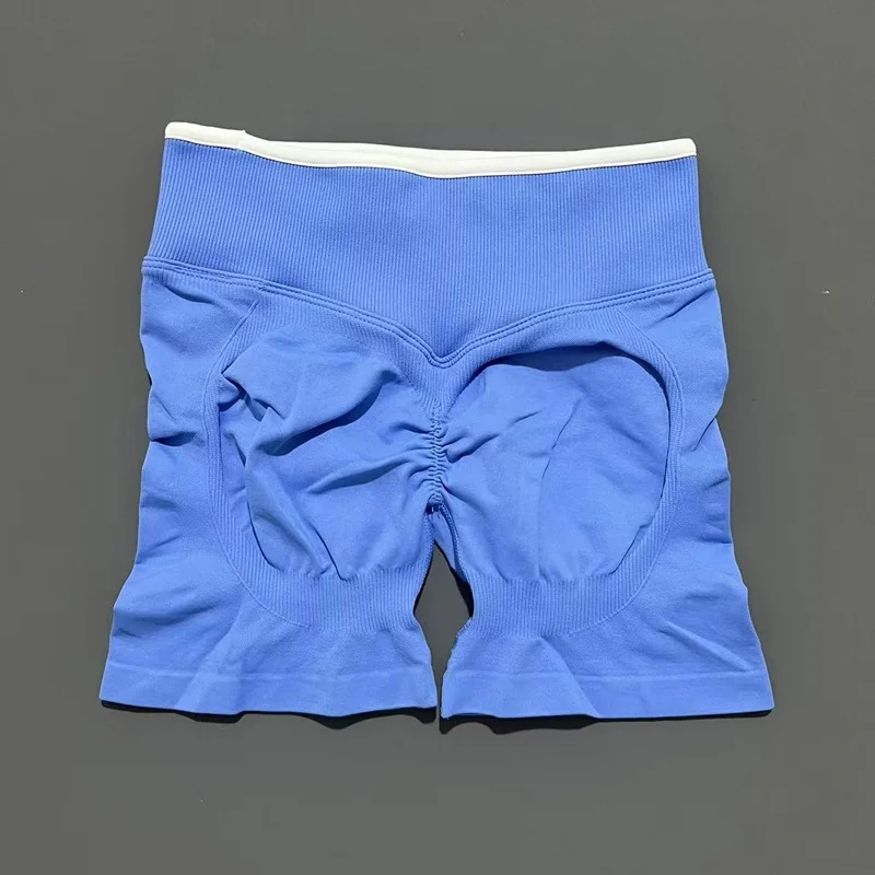 HISTELLO Ignite Sculpt Scrunch Shorts für Damen, Nahtlose Niedriggeschnittene Scrunch-Shorts mit Po-Lifting-Effekt, Sexy Gym Yoga Fitness Workout Biker-Shorts – Detail 23