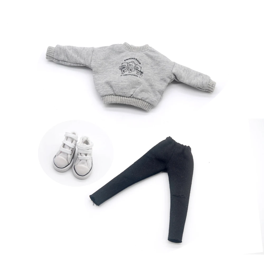 

Clothes for doll Fashion Sportswear Set fits 28cm Blyth Azone OB22 OB24 Doll Accessories Gift