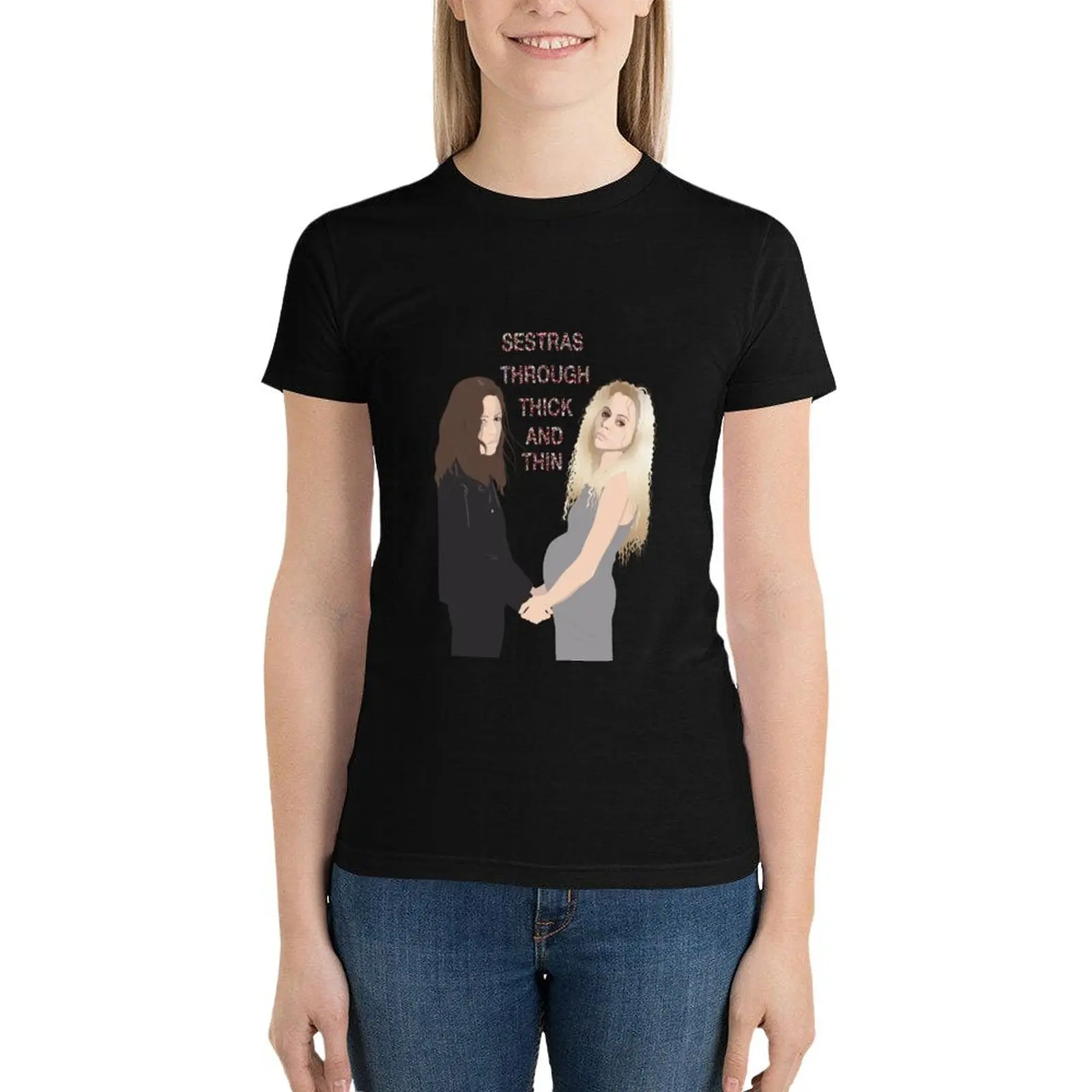 Orphan Black Sestras T-Shirt graphics summer tops t shirts for Womens