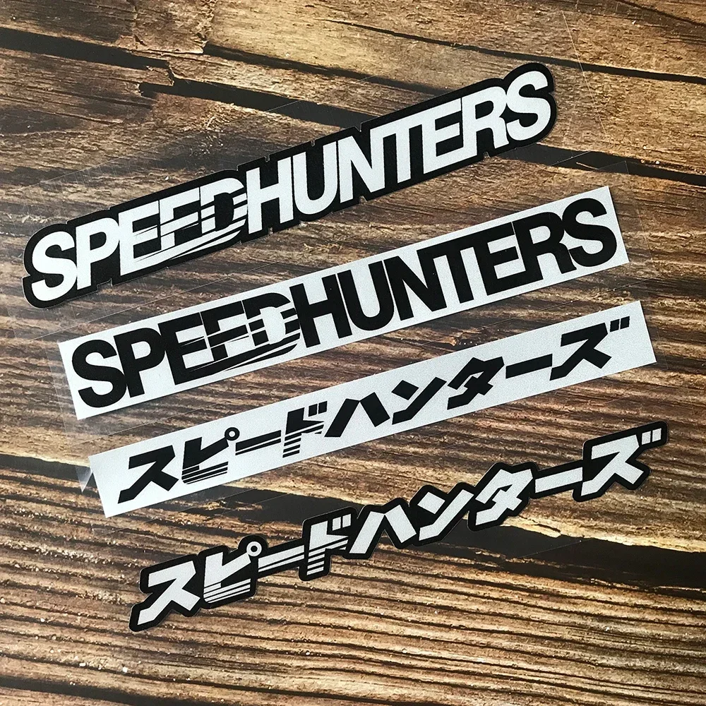 Reflective JDM Speed Hunter Motorcycle Car Styling Stickers Decor Moto Body Decals Accessories for Honda Yamaha Kawasaki Suzuki