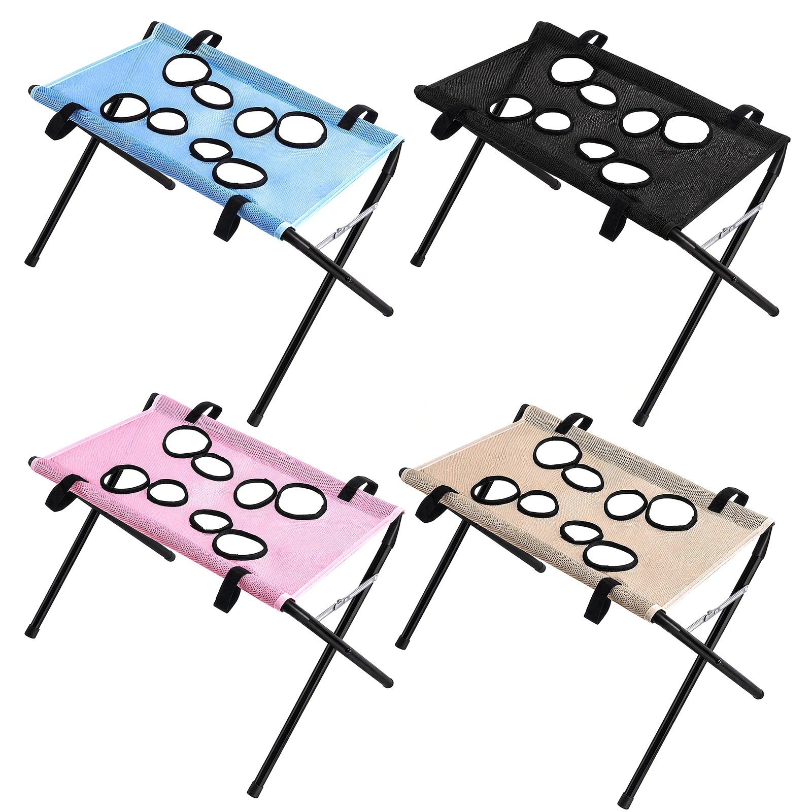Portable Pet Grooming Hammock Stand Sling Dog Bathing Rack Cats Nail Trimming Holder with Breathable Quikly Dry Mesh Pet Supplie