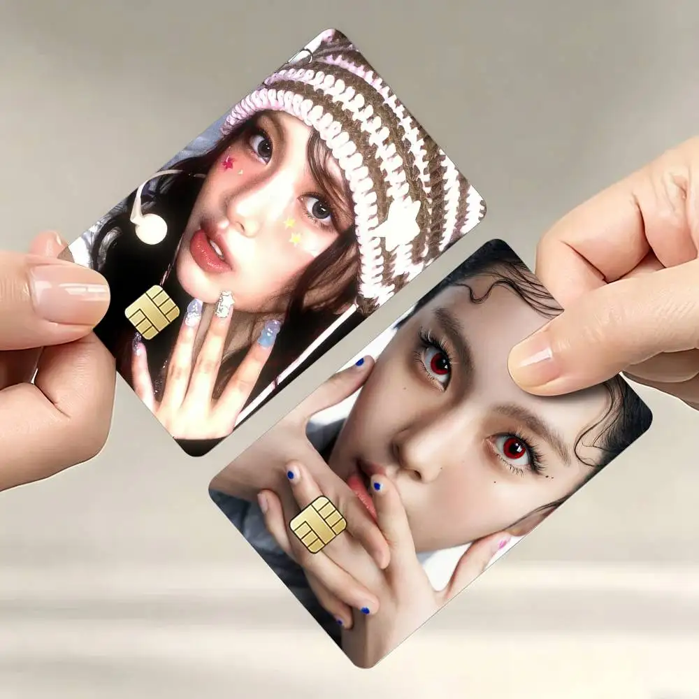 

Korean Girl Group H-Hyein Credit Card Skin Stickers For VISA Bank Bus Metro Access Card Protective Film Cover Sticker