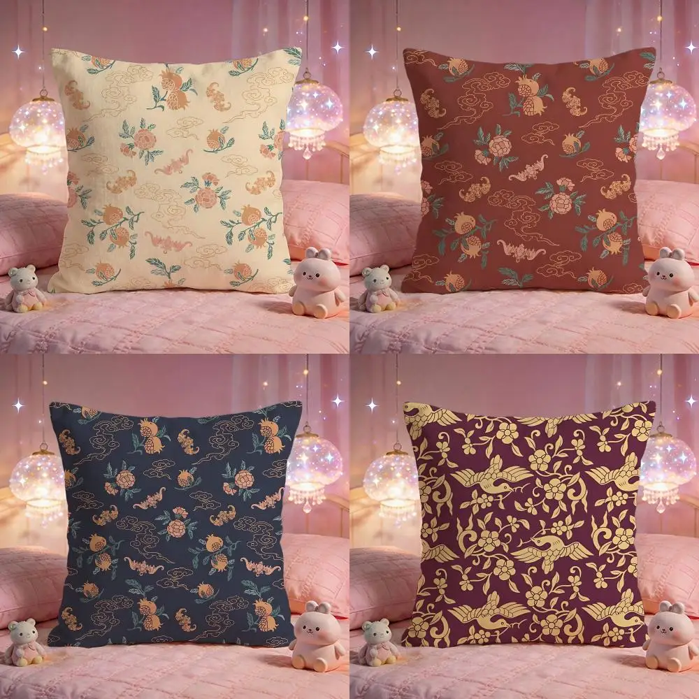 Mineral Pigment Cushion Cover Premium Comfort Reversible Pillow Cove -Two in One Design for Any Room & Car Interior