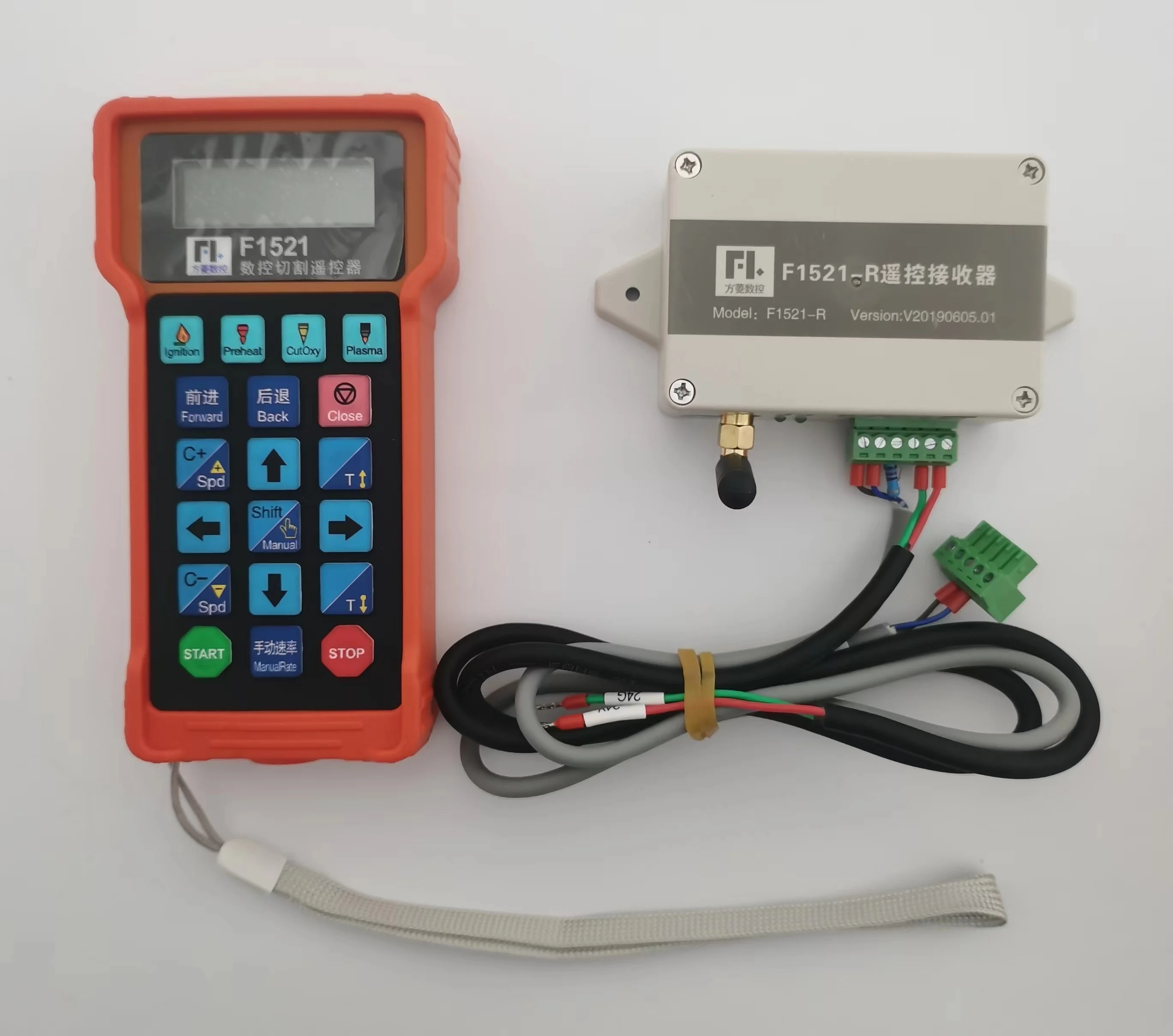 F1510 F1521 F1510 Remote for plasma cutting controller F2100b f2300b with cable