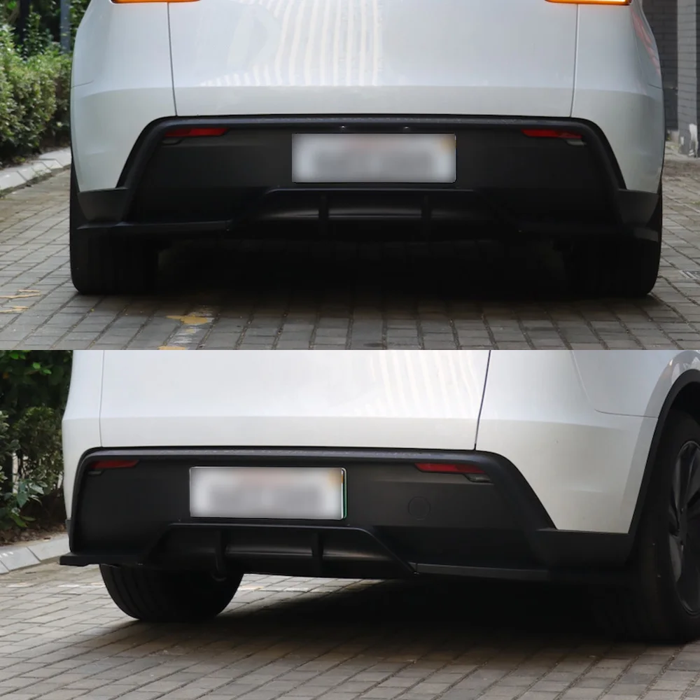 AD Full Body Kits For Tesla Model Y Juniper 2025+ Front Bumper Lip Rear Diffuser Tailgate Spoiler ABS Black Auto Body Kits view 5