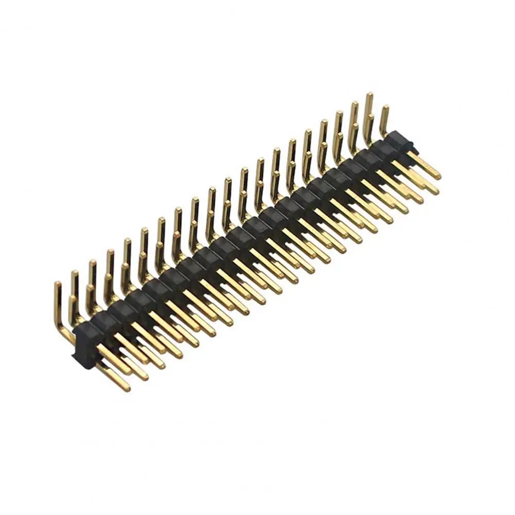 Durable Male Pins Dual Row Straight Male Pins Raspberry Pi Zero/zero W Double Row Male Header Pins 2.5mm for Universal for Easy
