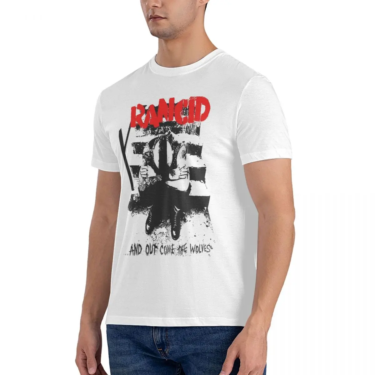 Men Rancid For Fans T Shirt R-Rancid Rock Band5 100% Cotton Clothes Hipster Short Sleeve Round Collar Tees Unique T-Shirt