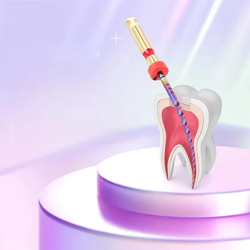 

1 шт., стоматологическая машина для корневых каналов из никеля и титана с термоактивированной расширяющейся иглой, расходные материалы для очистки полости рта