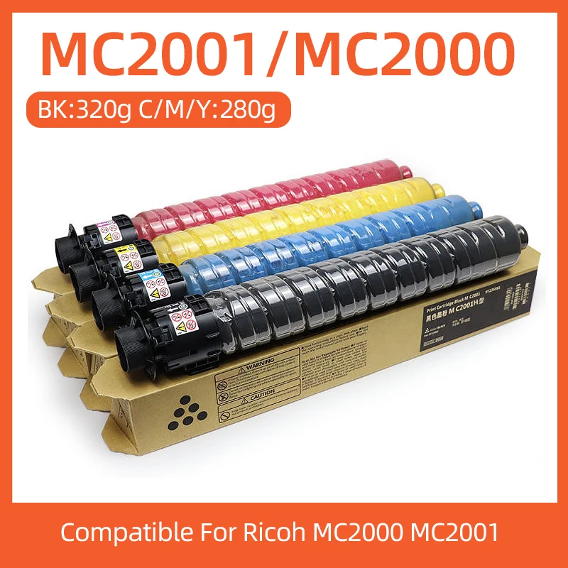 1PCS MC2001 M C2000 High Capacity Toner Cartridge Compatible For Ricoh MC2000 MC2001 M C2000 C2001 Color Copier Toner Cartridge