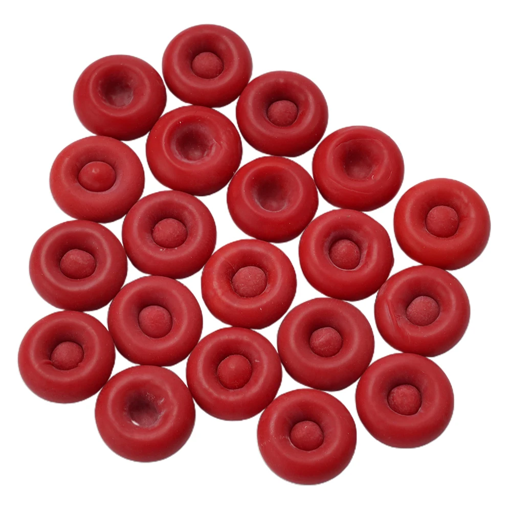 20/pacco Copertura per calafataggio 7x7x4 cm Tappo di tenuta a punta in gomma di vetro Manicotto protettivo per ugello in gomma per sigillare la copertura del calafataggio