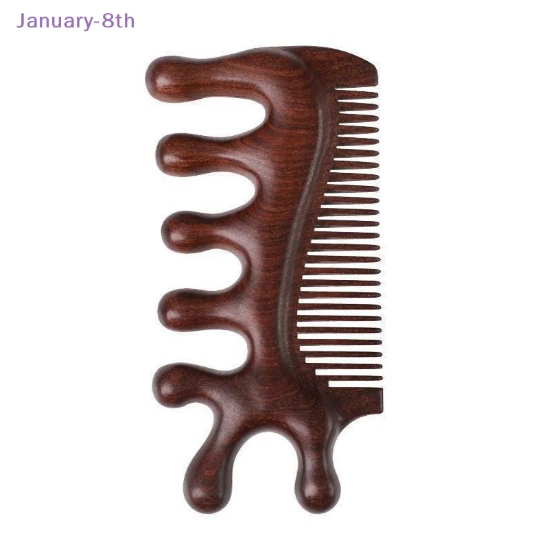 

3 in 1 Massage Comb Blood Circulation Wood Sandalwood Comb Scalp Meridian Relax Anti-static Styling Tool Salon Supply Hair Brush