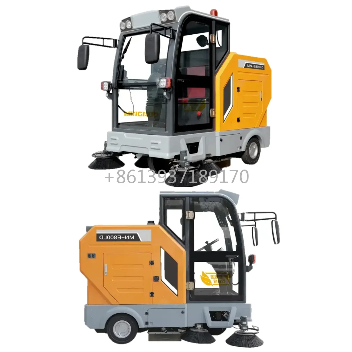 Industrial Road Sweeper Machine Electric Street Vacuum Cleaner Street Cleaning Machine