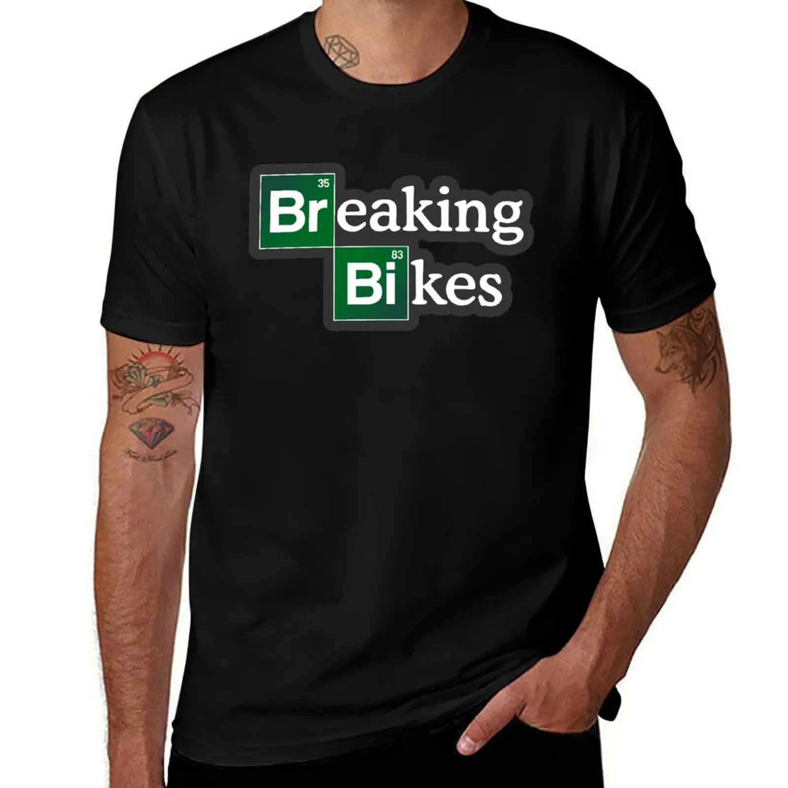 Breaking Bikes T-Shirt Work Basic Short Sleeve Top T-Shirt
