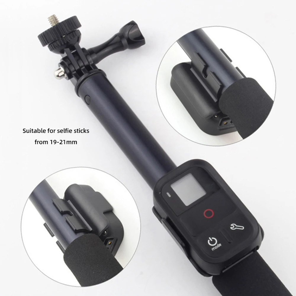 Remote Control Mount Selfie Stick Buckle For GoPro Remote Control For GoPro Hero 12 11 10 9 8 7 Remote Control GoPro Accessories