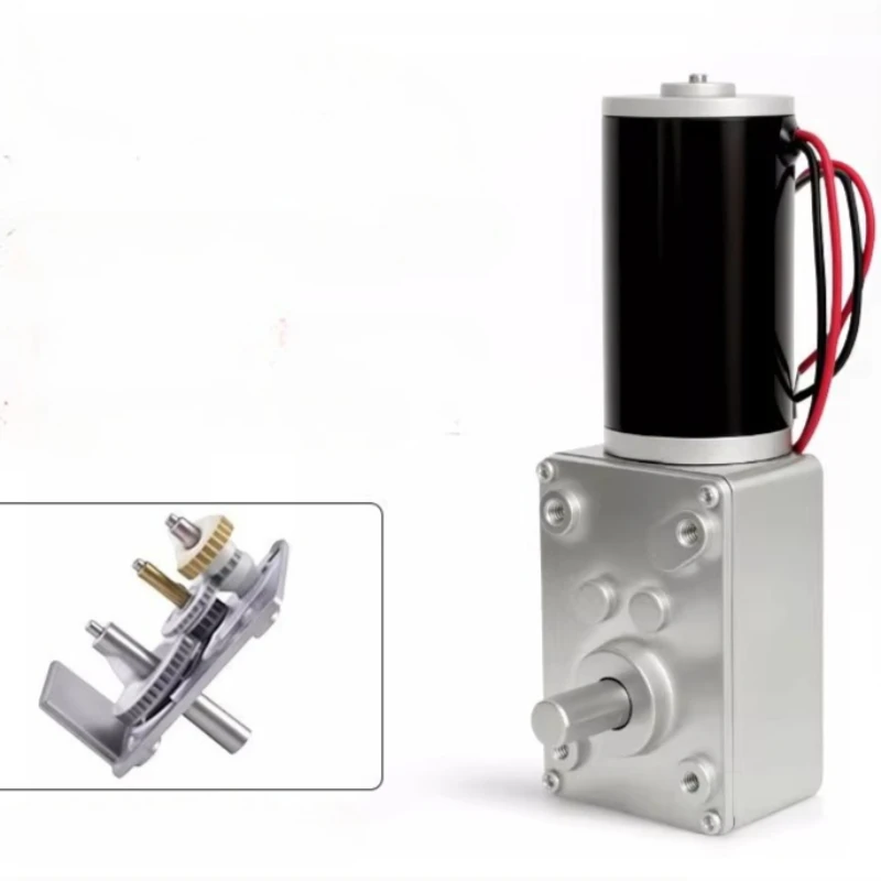 Worm Gear DC Geared Motor 5840-31ZY Large Torque Right Angle Small 12V24V Low Speed Motor