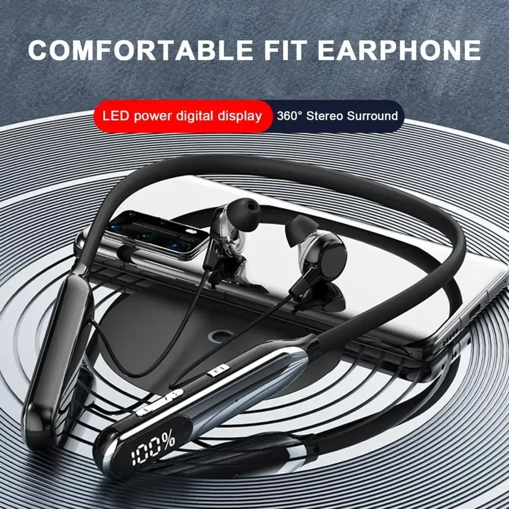 Bluetooth Headphone Neckband Wireless Headphones with Microphone Long Battery High Quality Auriculares Sport Bluetooth Earphone