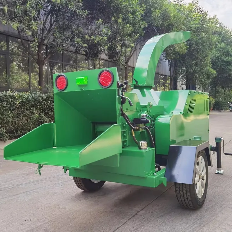 Highly Performance CE Petrol Powered Small Tree Branch Wood Crusher Mini Wood Chipper Shredder Machine