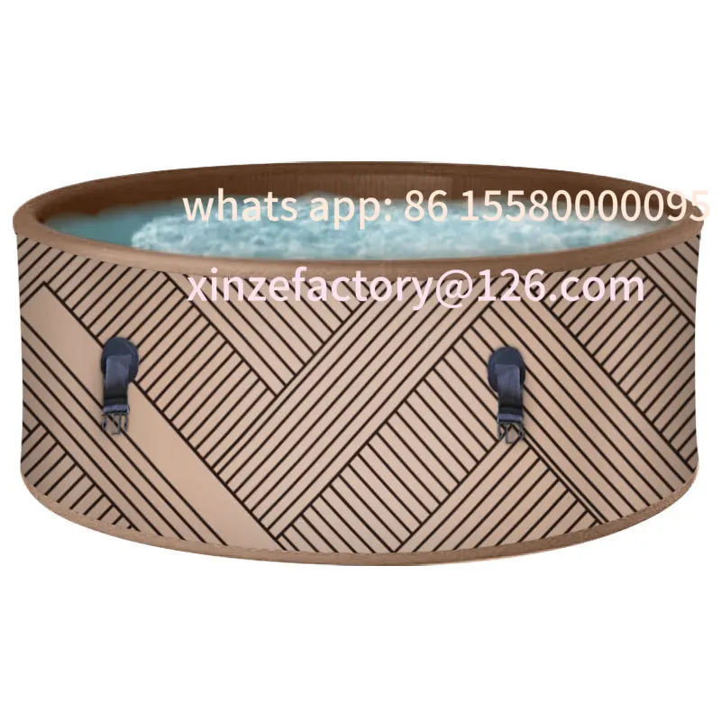 

Customizable outdoor heated tub